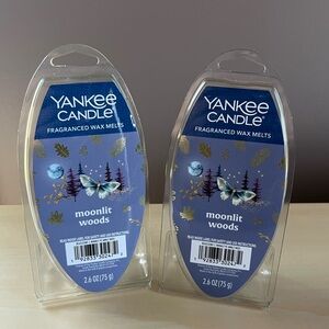 Two Packs New Yankee Candle Moonlit Woods Wax Melts